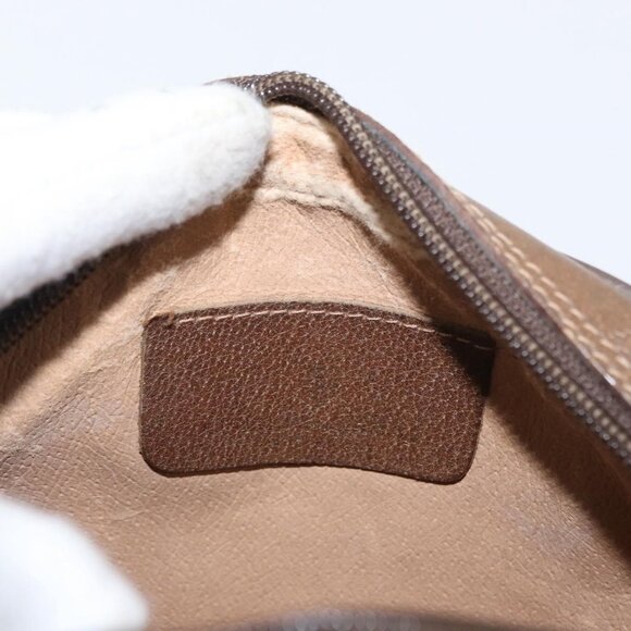 Authentic GUCCI GG Supreme Web Sherry Line Bag PVC Beige Gold 89 02 066 - Picture 8 of 16